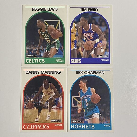 1989-1990 NBA Hoops Basketball Card Lot NM Vintage 15 Cards - Picture 2 of 6